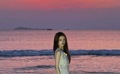 海边氛围写真裙子,裙摆摇曳——海边风情写真裙装风采